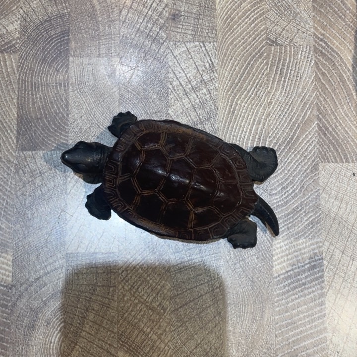 铁乌龟茶道具摆件