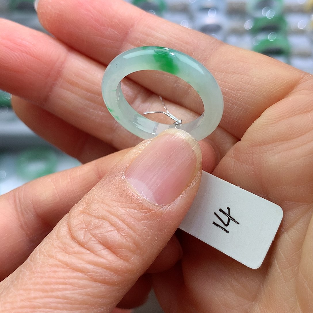 翡翠戒指未镶嵌14号