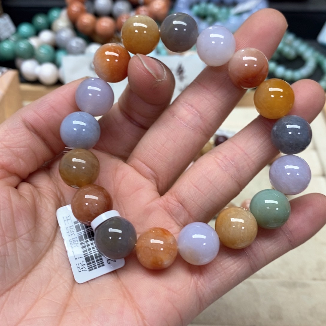 硅化珊瑚（珊瑚玉）手链未镶嵌豆*?734