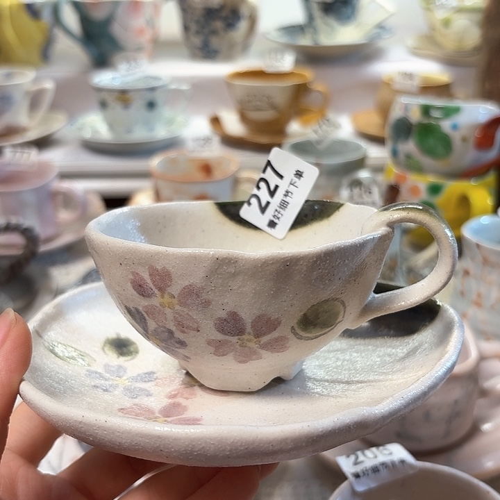 瓷片手捏手绘150毫升