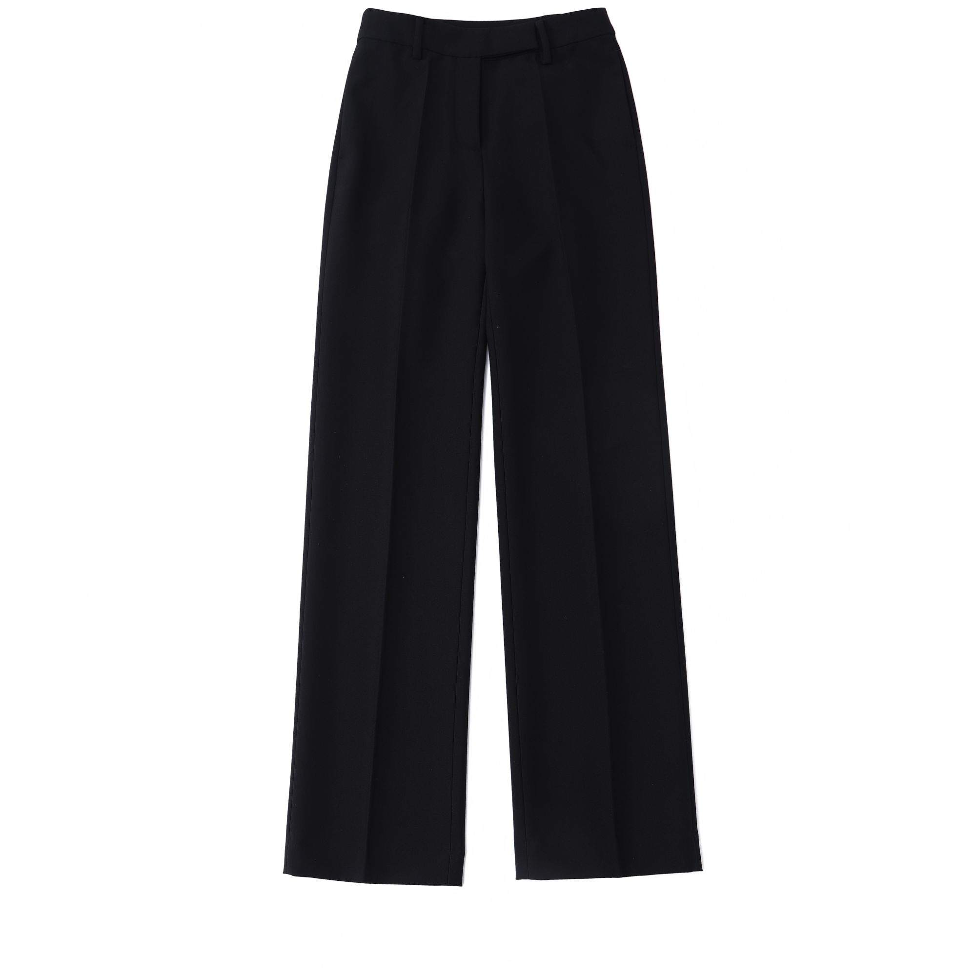 时尚百搭黑色直筒简约长裤