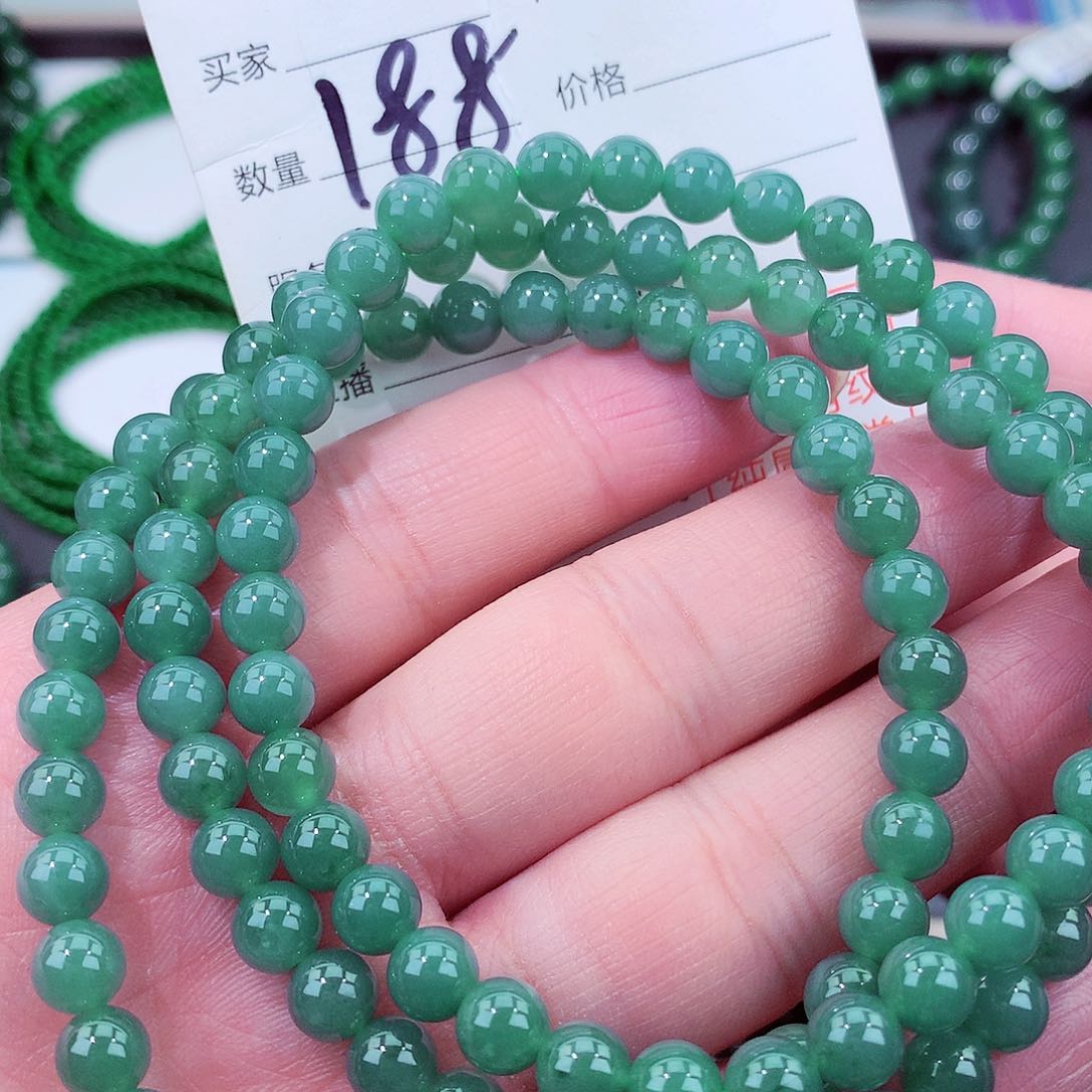 翡翠手链未镶嵌天然翡翠手链未镶嵌