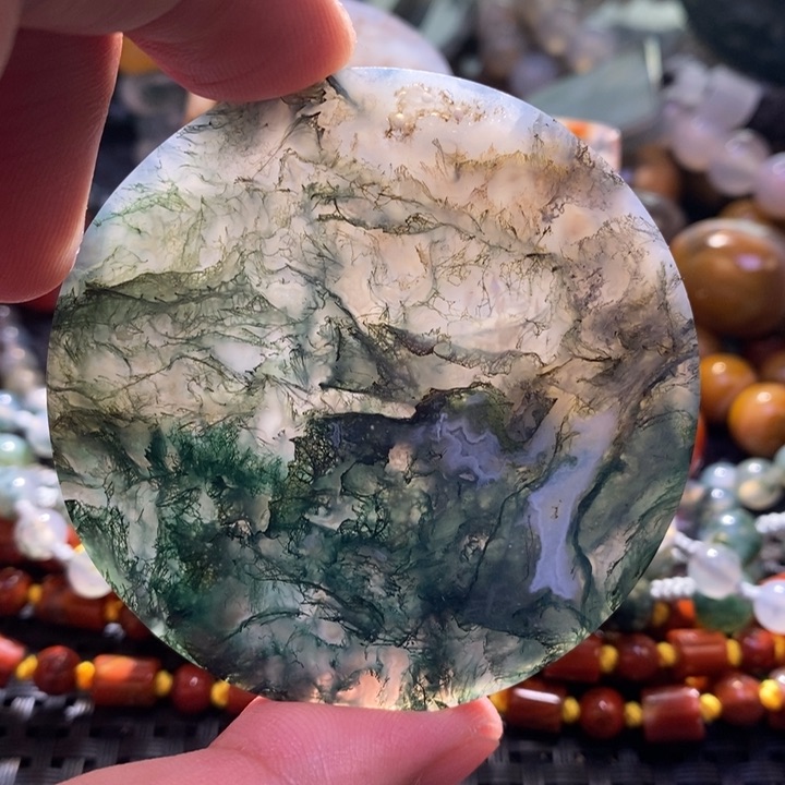 【闪购商品】玛瑙/玉髓颈饰未镶嵌锦**h