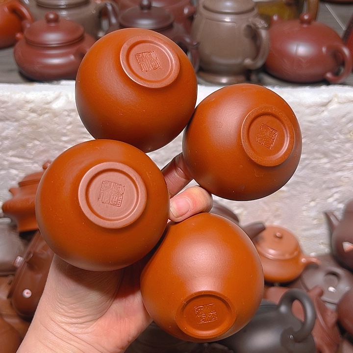 紫砂茶壶宜兴紫砂壶4个