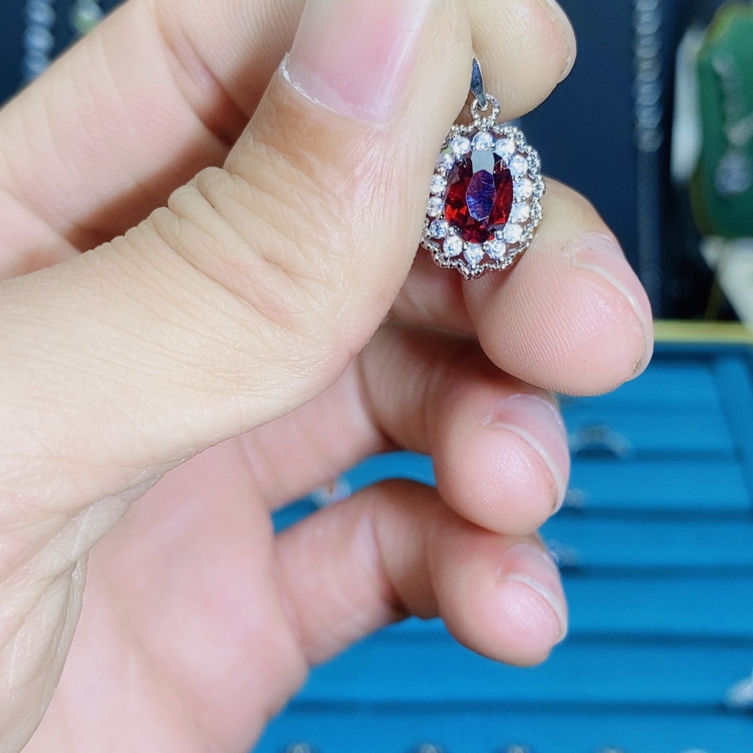 紫晶珠宝半成品银S925镶嵌