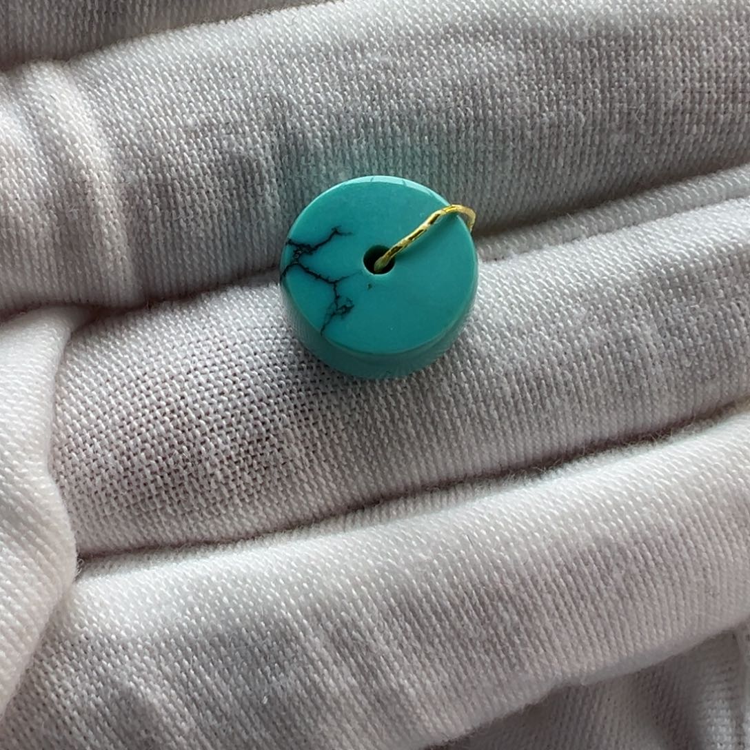 绿松石未镶嵌配饰11.1*5.8