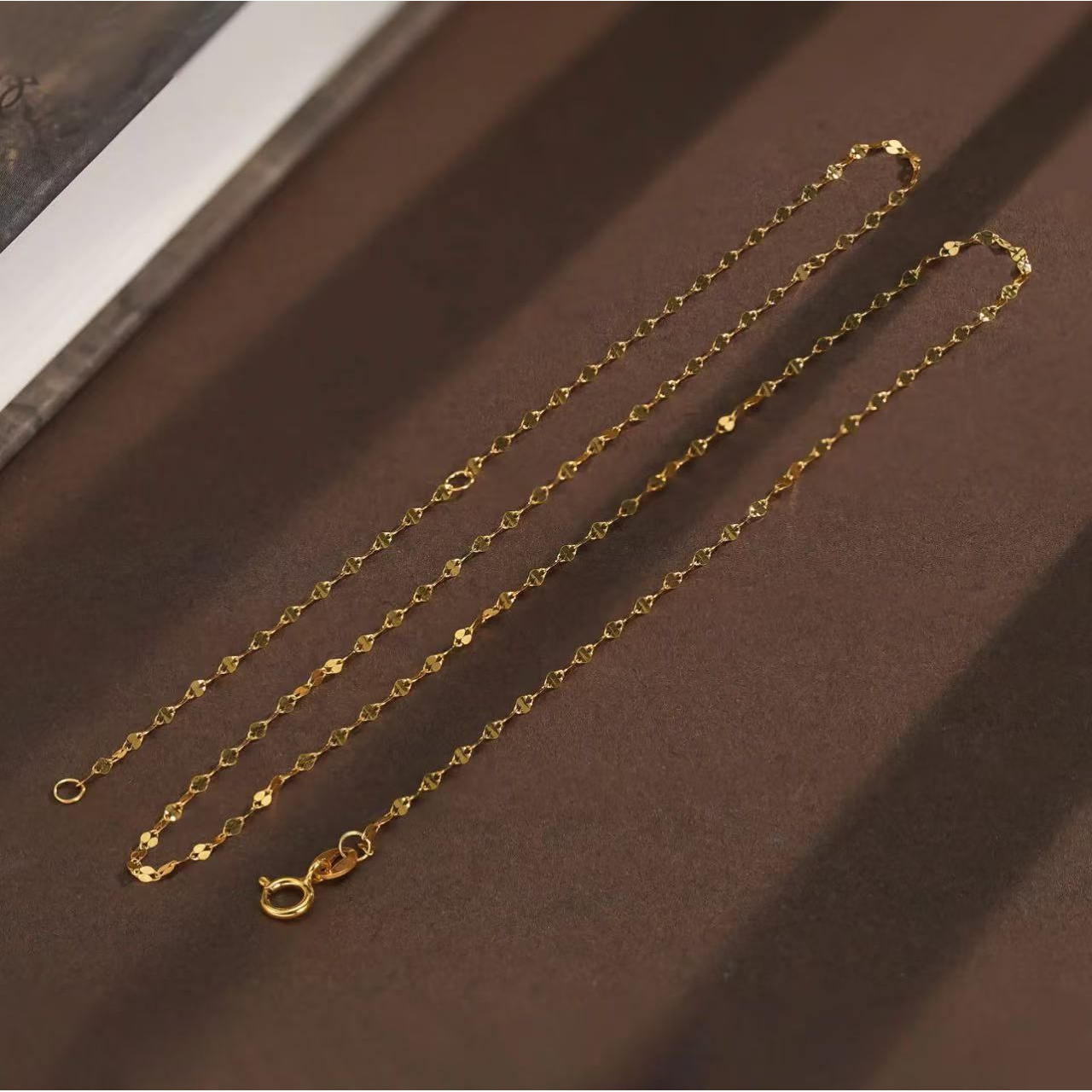 【媛媛】嘴唇项链｜18k金嘴唇项链总长45cm单条