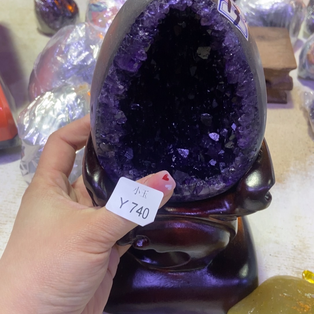 水晶摆件未镶嵌小**菜摆件