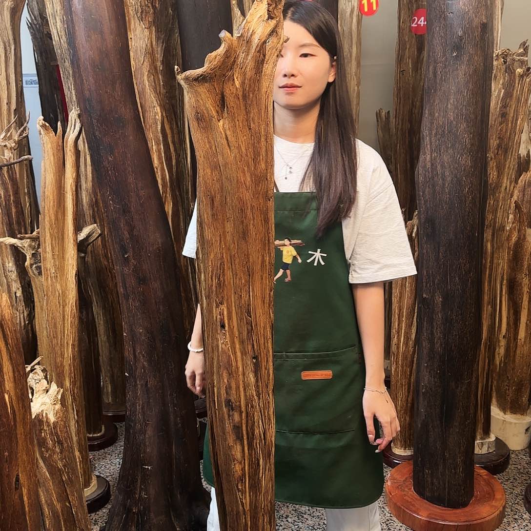 沉香摆件天然沉香原木摆件➕底座