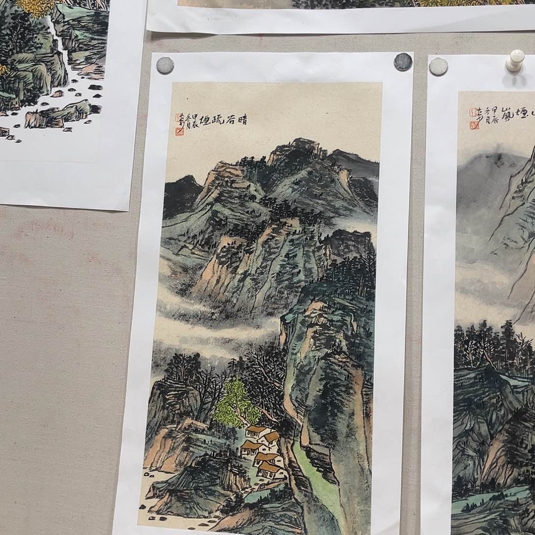 姜奇老师山水作品68×34