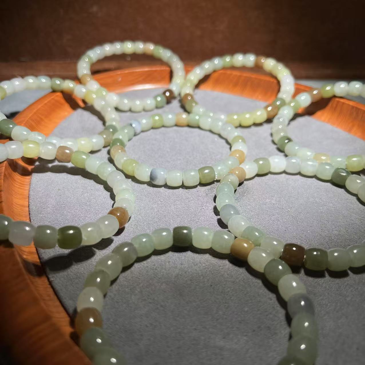 【张老斯珠宝】天然和田玉手串ysc103（多样性发货 拍一发一）