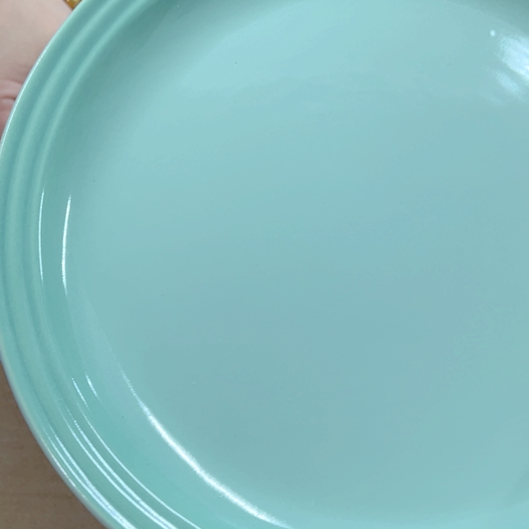 盘23cm青羽色盘老姊妹家瓷器好漂亮