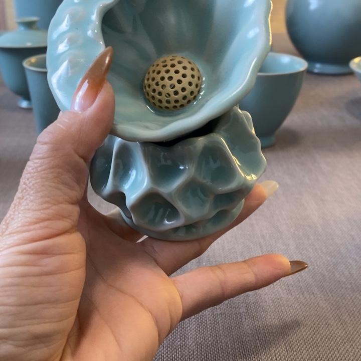 瓷片茶漏一一一一一一一