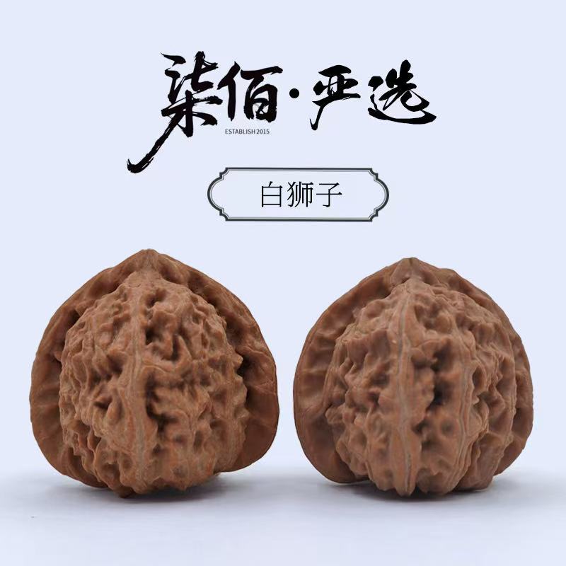【严选级】白狮子文玩核桃