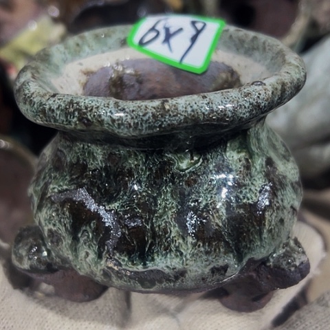 红陶粗陶花盆手工