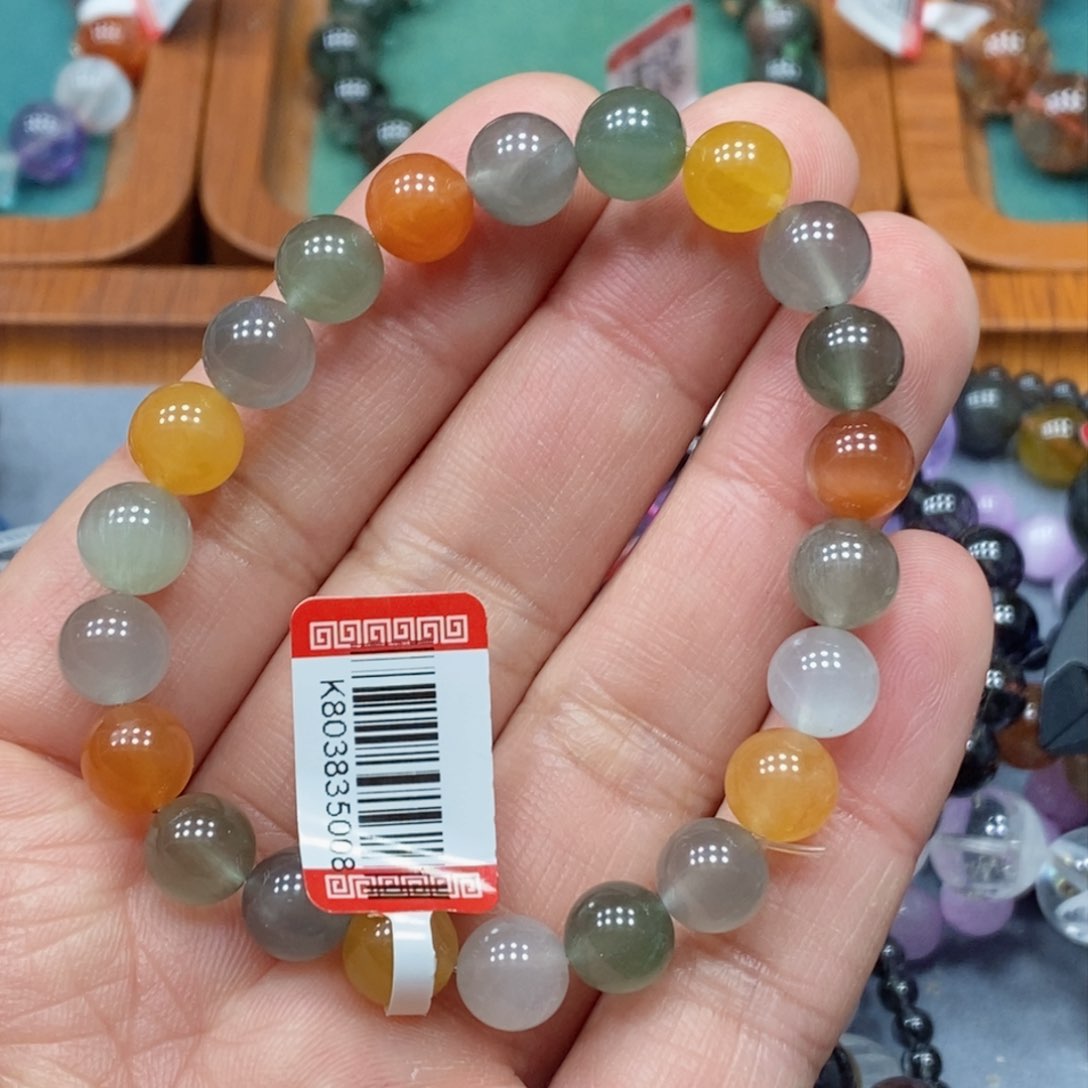 水晶手串未镶嵌天然