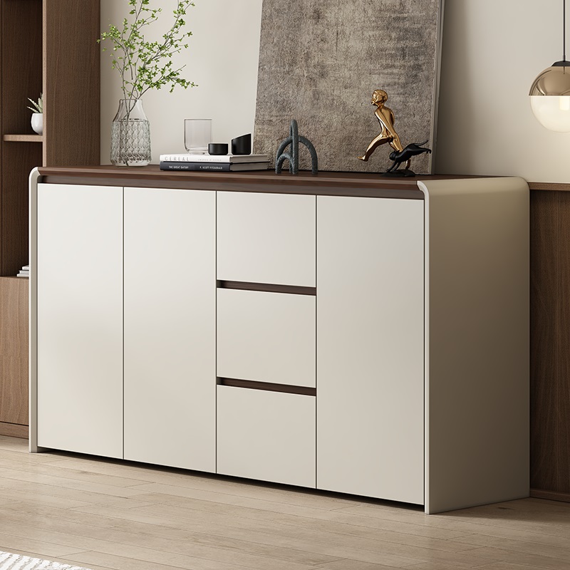 美式轻奢餐边柜烤漆家用客厅靠墙大容量储物柜收纳厨房多功能置物