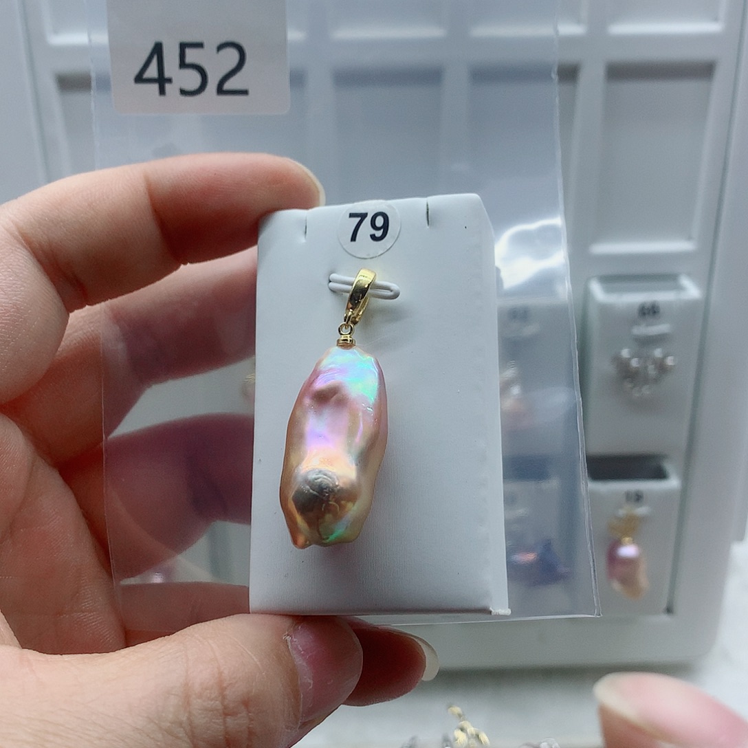 吊坠(不含链)合金淡水珍珠