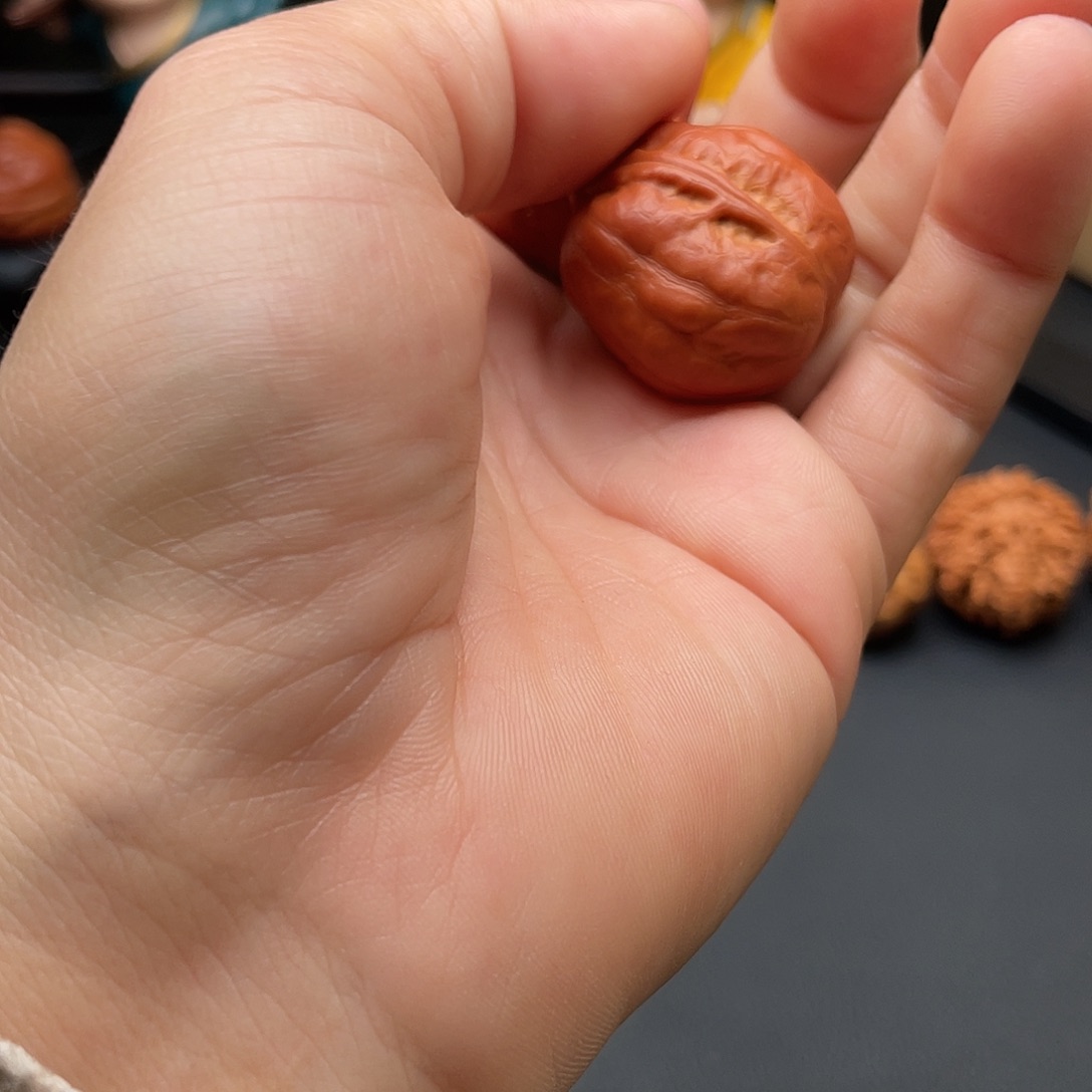 文玩核桃把件Y1红红火火