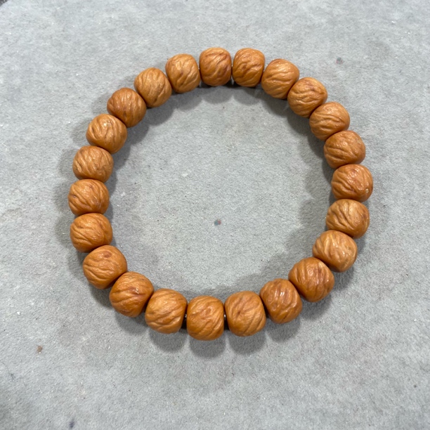 K14 龙肉火焰猴头核桃 卡1.1单圈手串