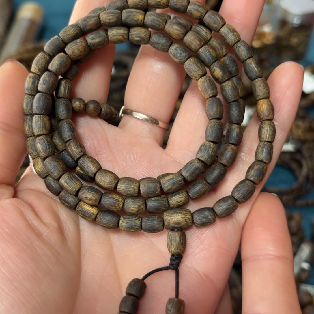 沉香手串张勺子沉水卡0.5-14克多样性发货一条