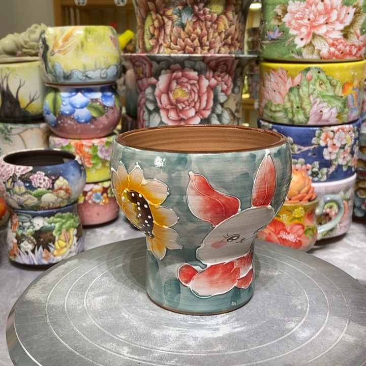 景德镇艺术手绘作品