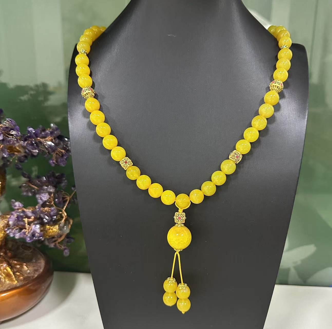 A194 万年玄黄毛衣链 多样性发其一