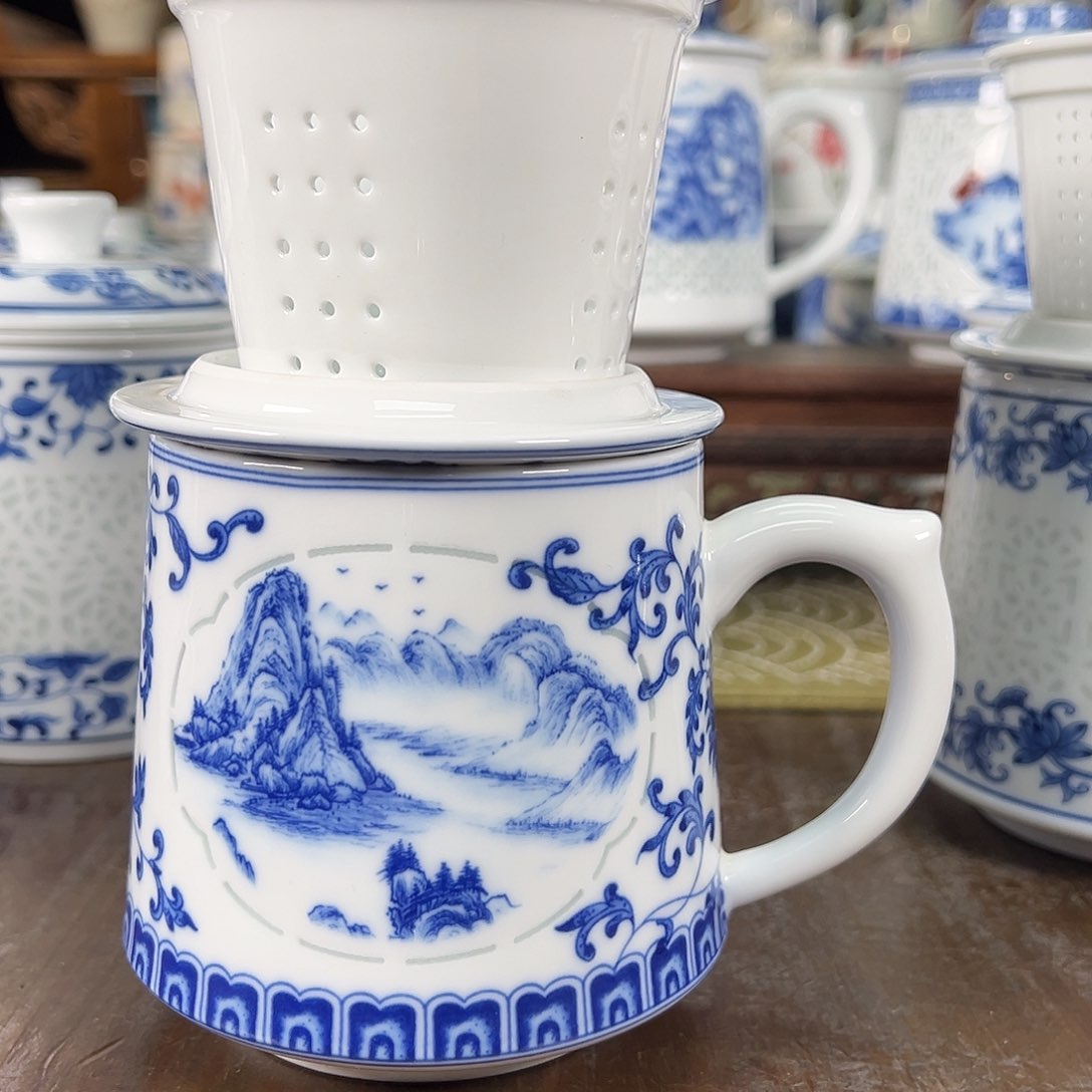 景德镇陶瓷高温办公杯