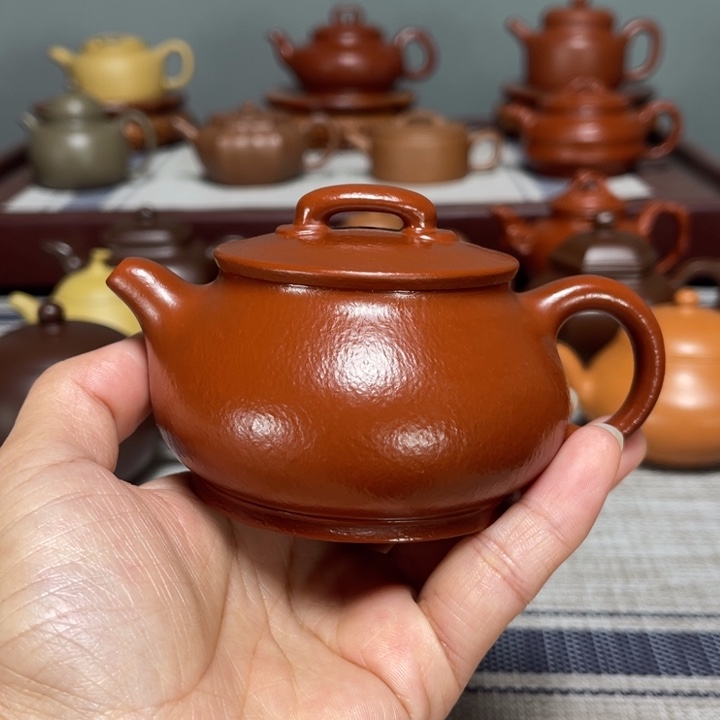 茶壶紫砂全手工制作150cc