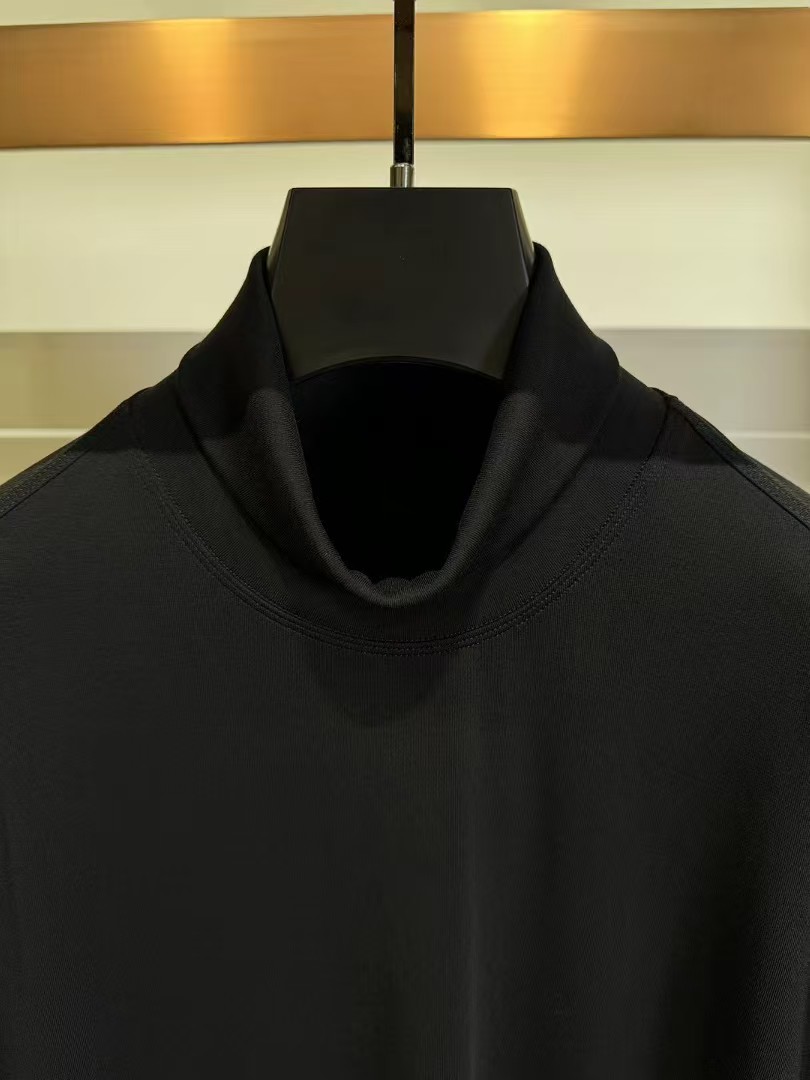 冬套头加绒加厚款男款纯色休闲简约百搭半高领T恤卫衣长袖冬28211