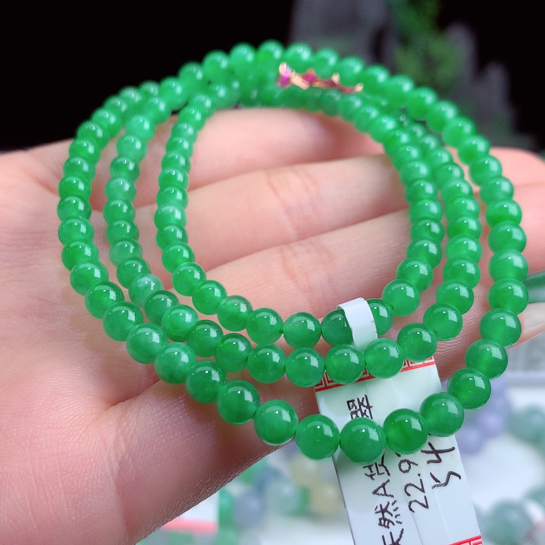 翡翠手链未镶嵌卡5