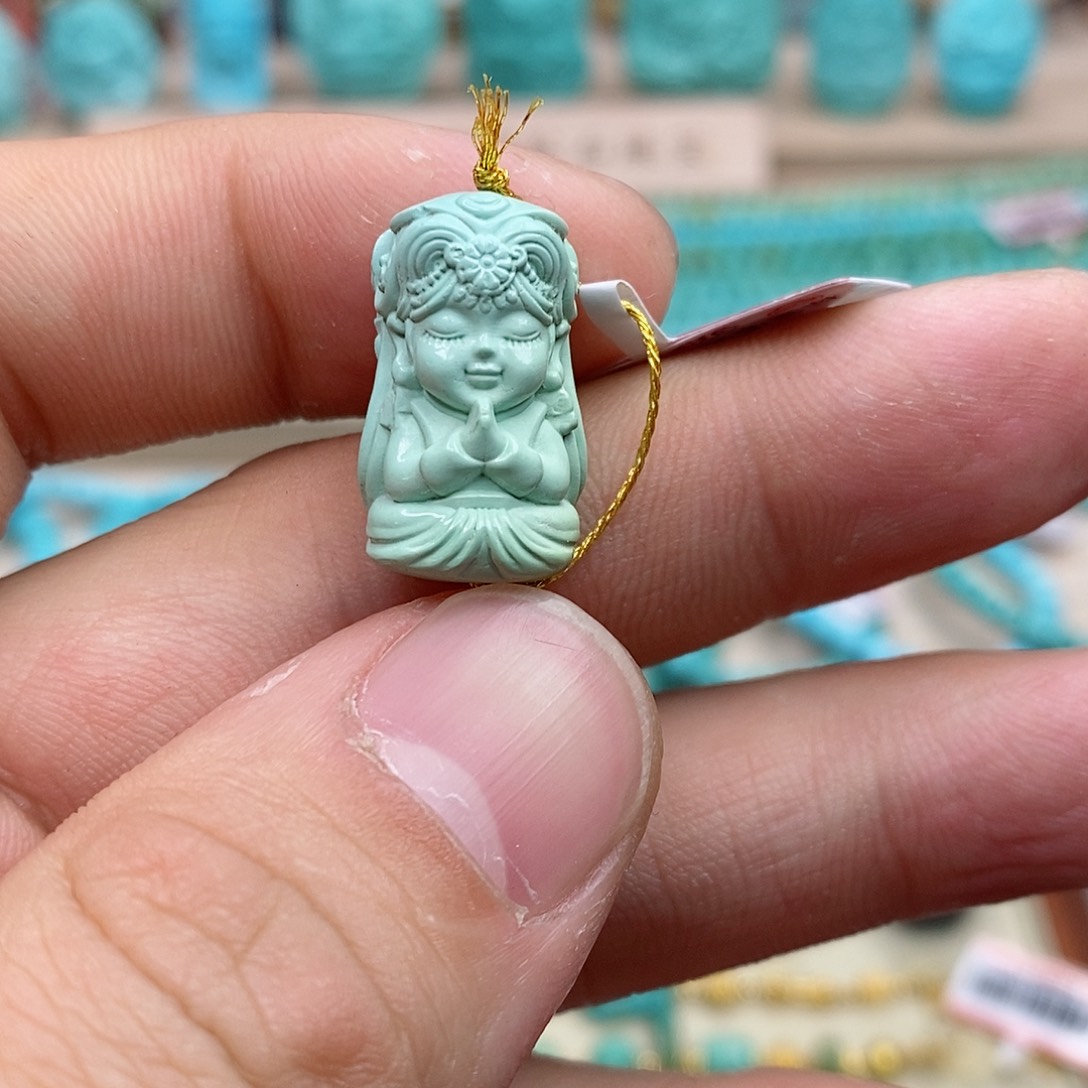 绿松石珠宝奇石未镶嵌