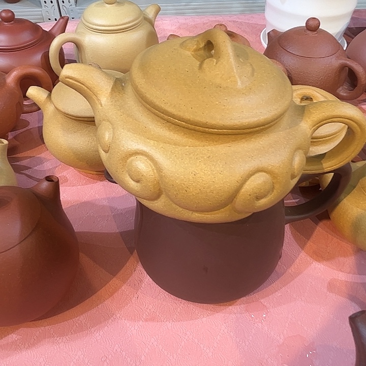 紫砂开播福利小多只100cc五彩段黄金段仿古如意200cc