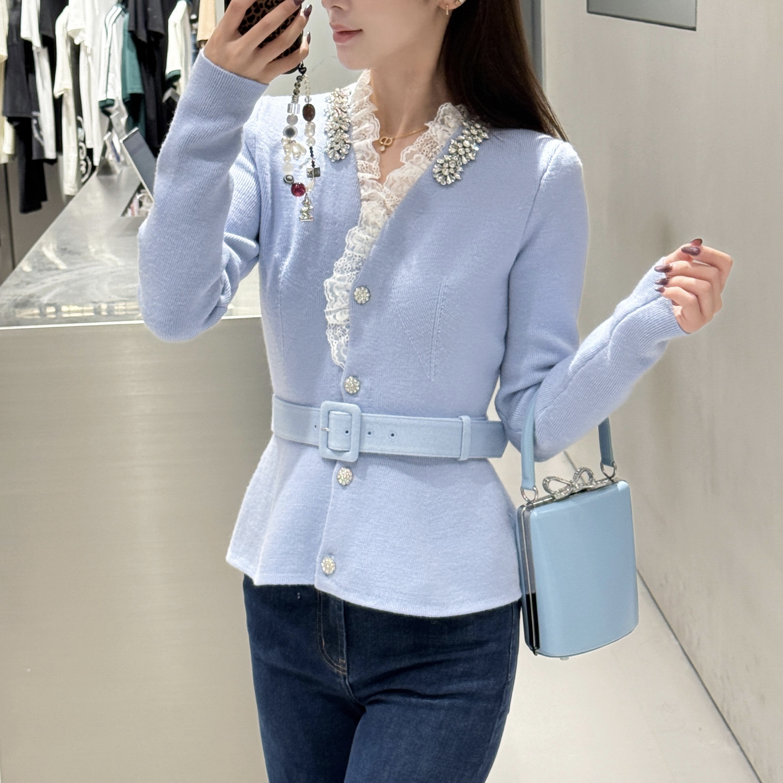 OU【100-199】找编码下单 南油高奢集合链接秋冬季小香风针织毛衣