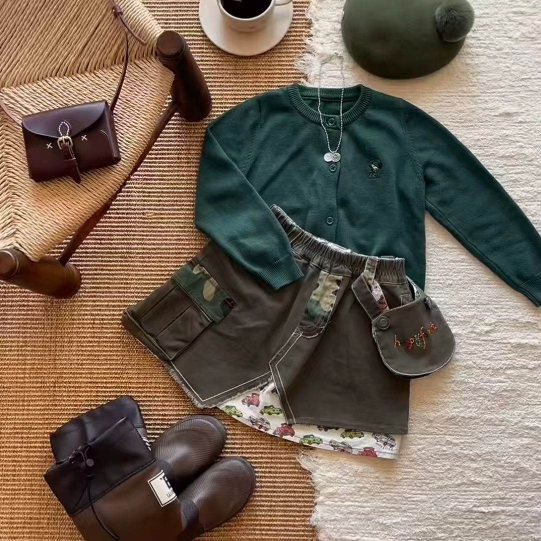 Q233#CMJZ-50538白色半裙品牌童装