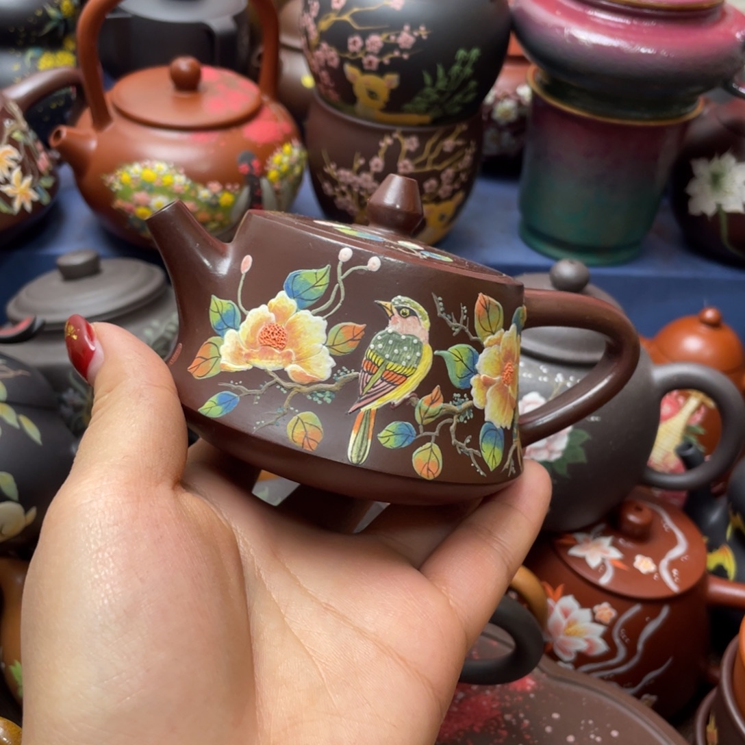 红泥茶杯紫砂主人杯160cc