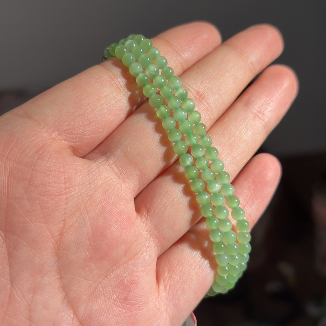 和田玉手串未镶嵌