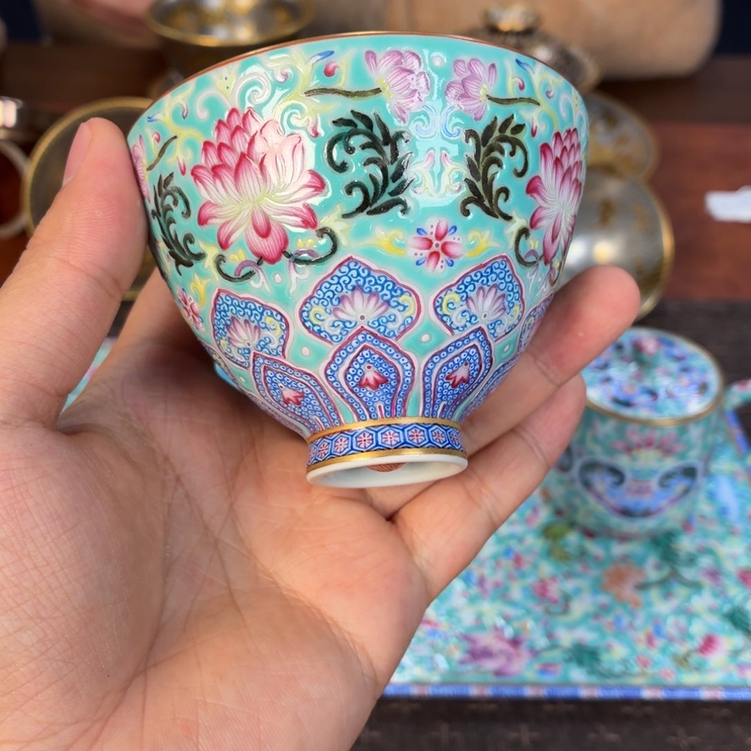 瓷杯子瓷姑娘景德镇陶瓷瓷