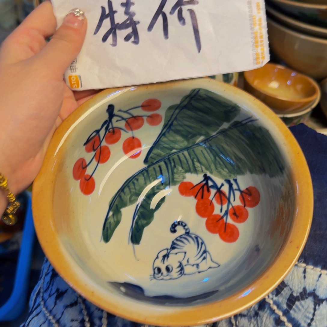 瓷片景德镇陶瓷手工手绘