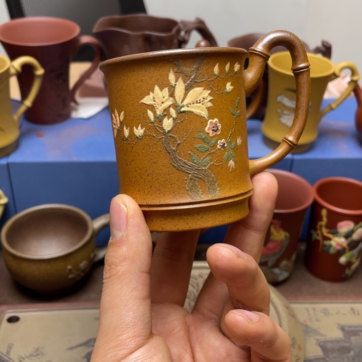 紫砂茶杯紫砂主人杯