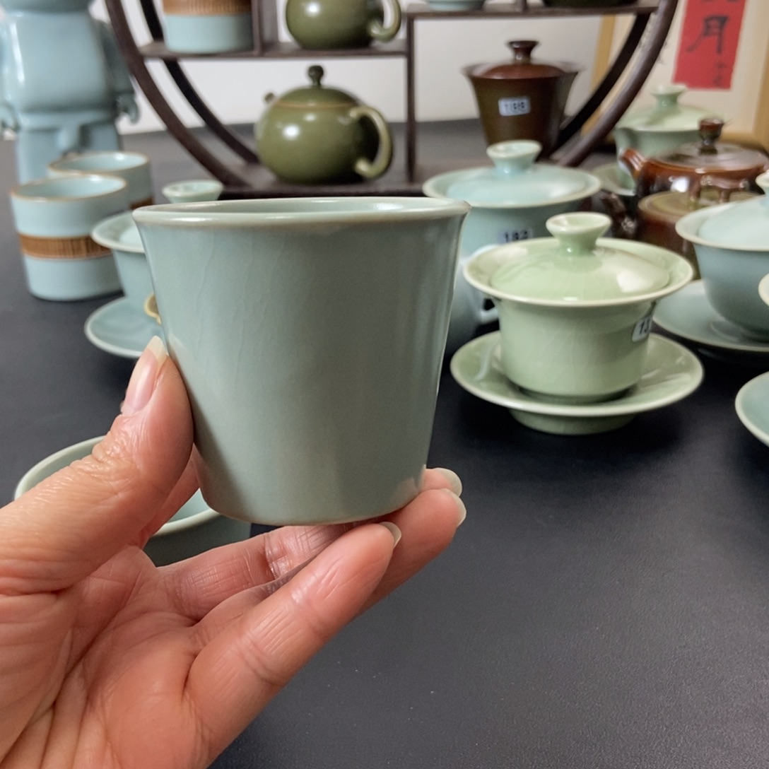 仿古釉马蹄杯福利款