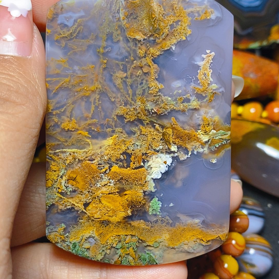 用***9玛瑙/玉髓未镶嵌颈饰