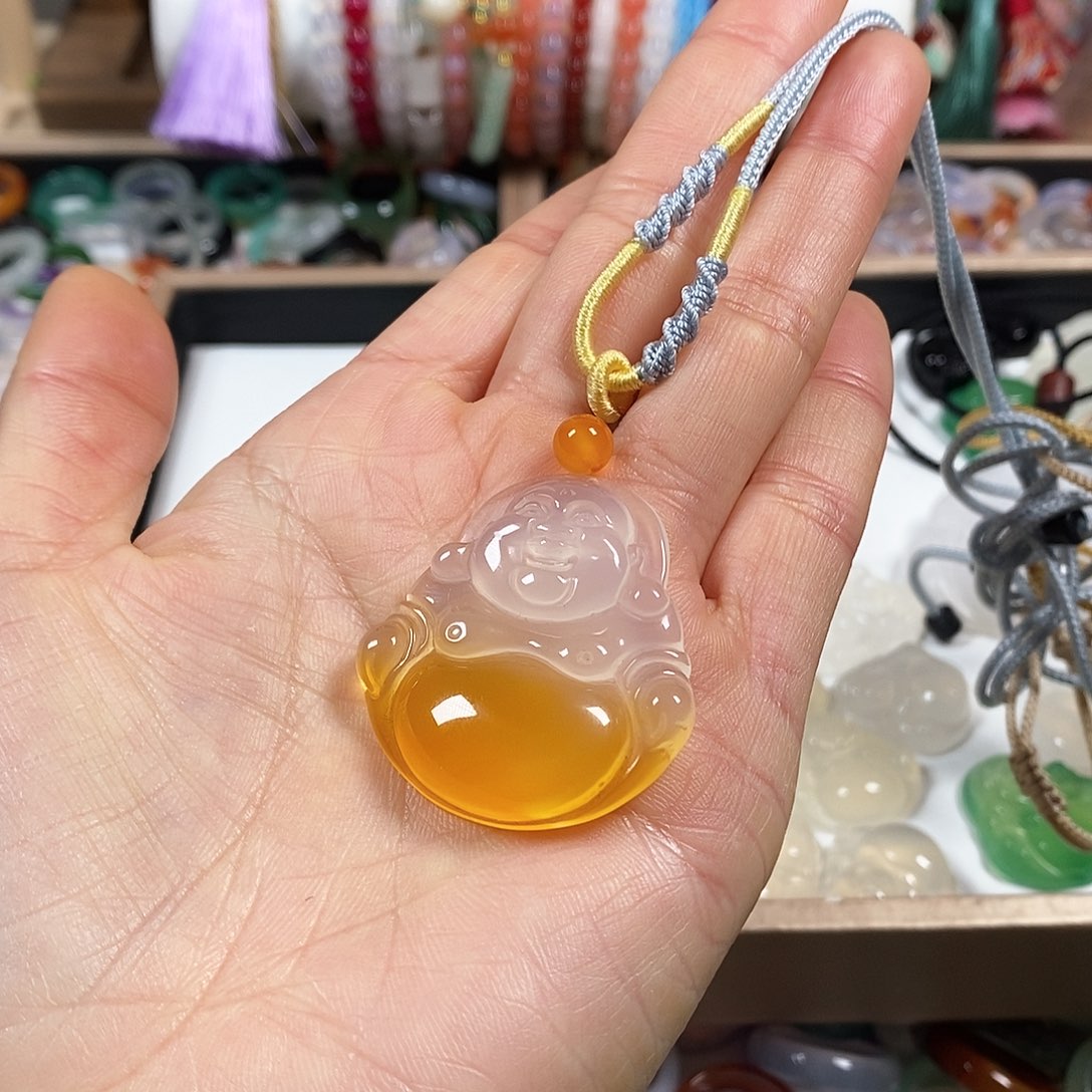 玛瑙/玉髓颈饰未镶嵌硕*