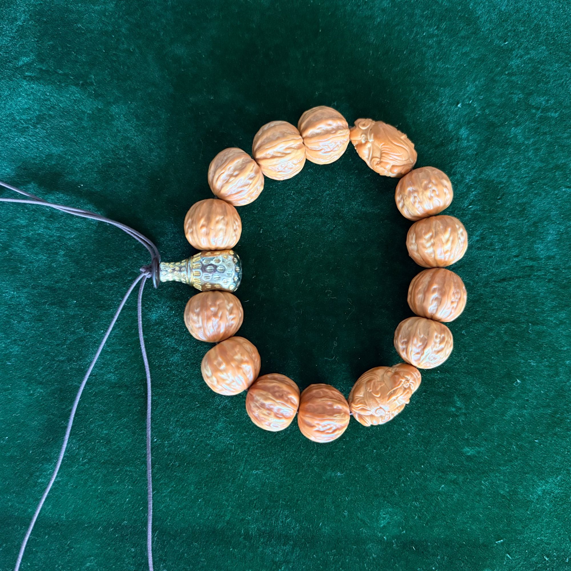 非金属木质手链 京八棱