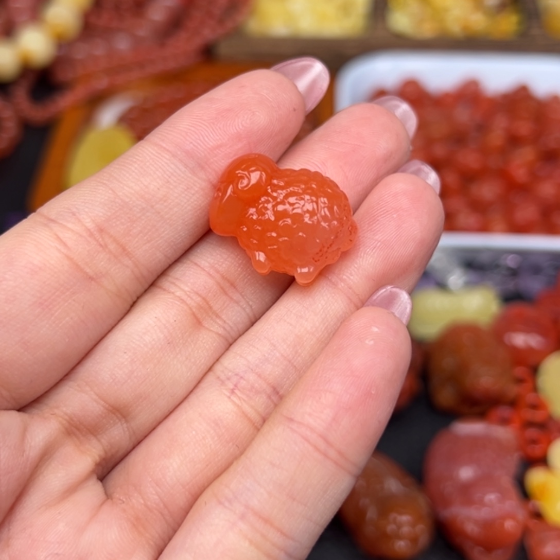 剑***穹南红玛瑙未镶嵌吊坠(不含链)