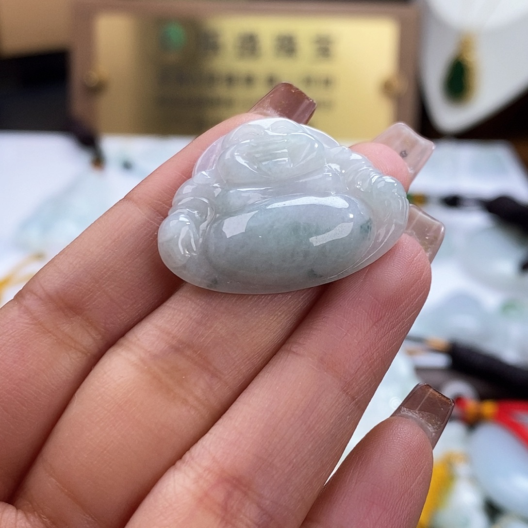 翡翠未镶嵌颈饰4731