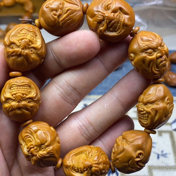 橄榄核手串/手链橄榄核雕工艺手串