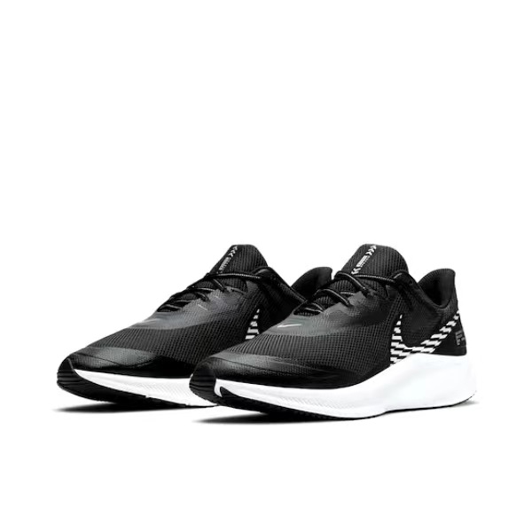 NIKE/耐克Quest3盾牌黑白机能风男训练透气公路跑鞋CQ8894-001