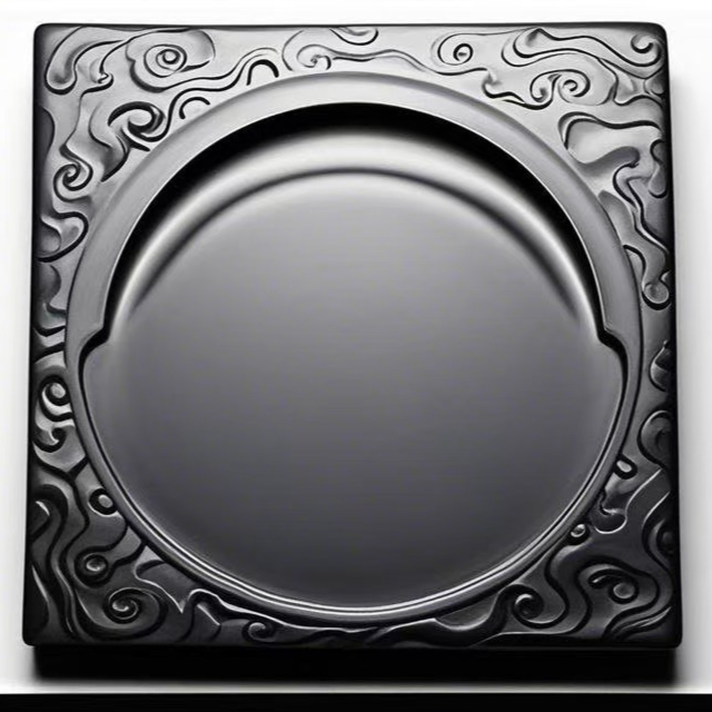 匠心非遗《云卷云舒》精品歙砚砚台歙砚小楷老坑原石黑龙潭