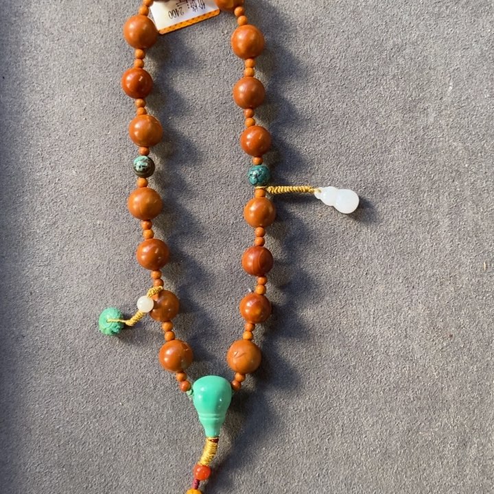 橄榄核手串/手链橘子一套